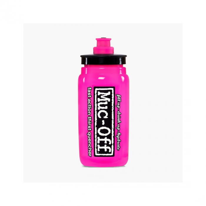 Bidon Muc-Off X Elite Fly Water Bottle Roz 550ml [1]