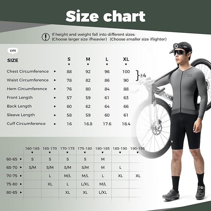 Bluza ciclism maneci lungi Rockbros, marime M [3]