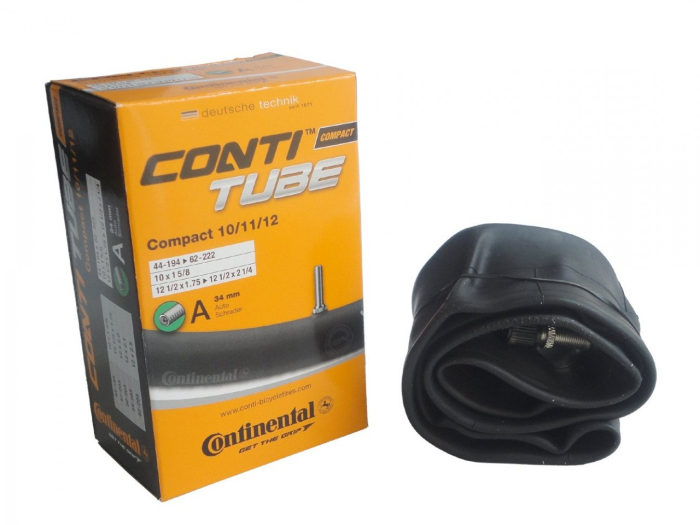 Camera bicicleta Continental Compact 10/11/12 valva Auto [1]