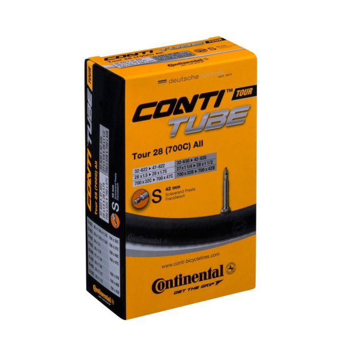 Cameră Continental Tour 28 All 622x 32C-47C, valvă Presta 40 mm [1]