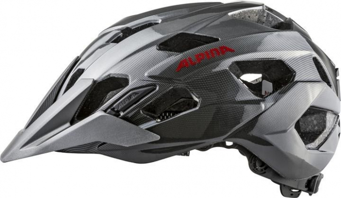Cască Alpina Anzana darksilver/black/red gloss,52-57 [2]