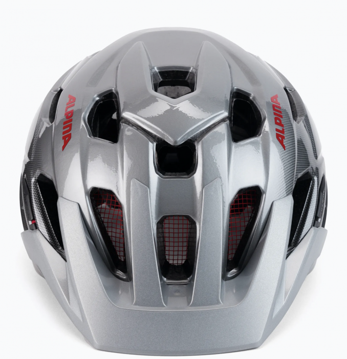 Cască Alpina Anzana darksilver/black/red gloss,57-61 [2]