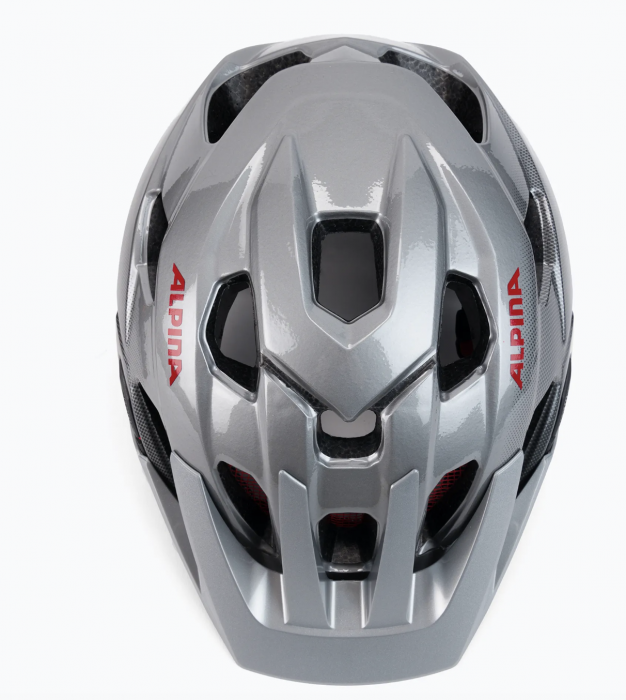 Cască Alpina Anzana darksilver/black/red gloss,57-61 [5]