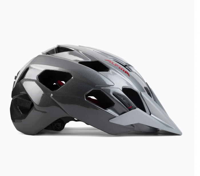 Cască Alpina Anzana darksilver/black/red gloss,57-61 [4]