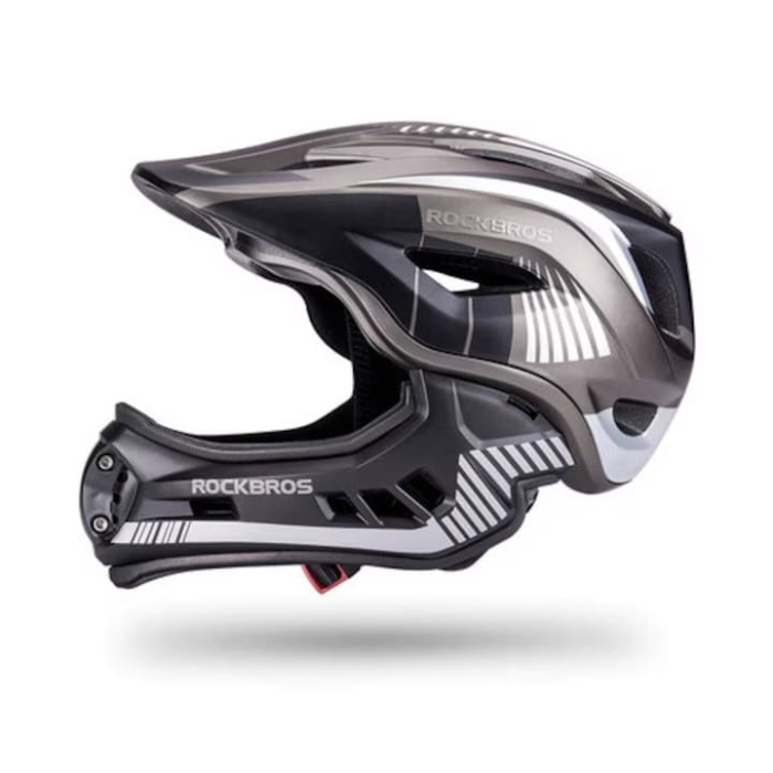 Cască copii Full Face Rockbros gri, 48-52 cm, S [2]