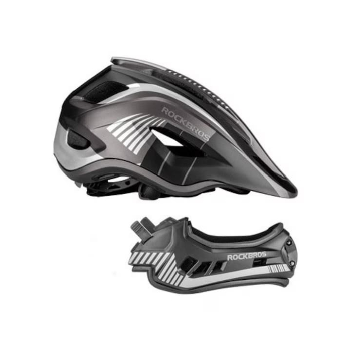 Cască copii Full Face Rockbros gri, 48-52 cm, S [3]