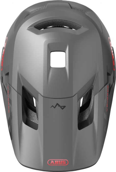 Casca copii MTB Full Face ABUS YouDrop Titanium Silver, S (48-55 cm) [4]