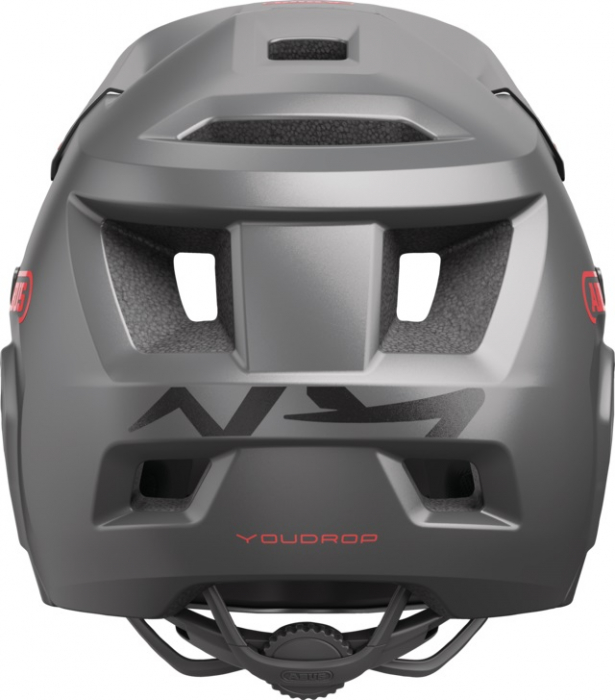 Casca copii MTB Full Face ABUS YouDrop Titanium Silver, S (48-55 cm) [3]