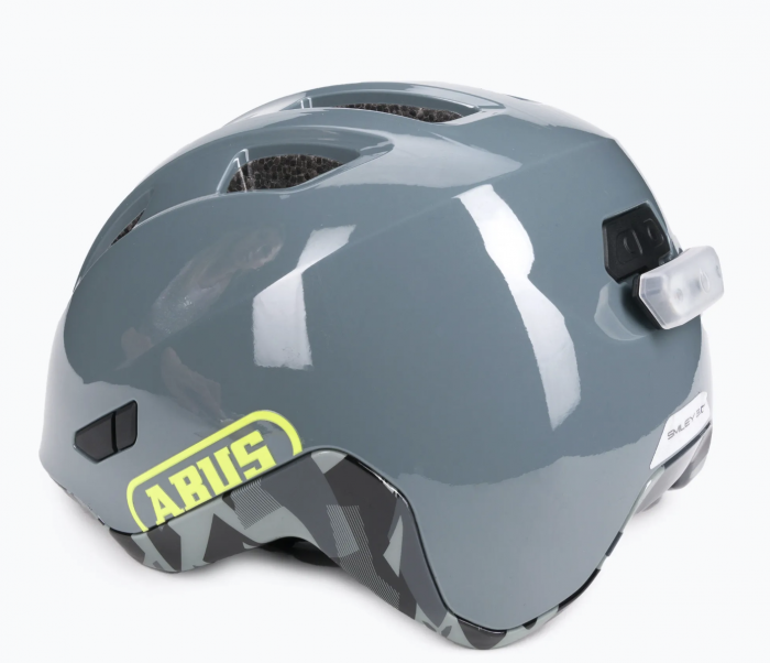 Cască de bicicletă pentru copii ABUS Smiley 3.0 ACE LED Grey (45-50 cm) [4]