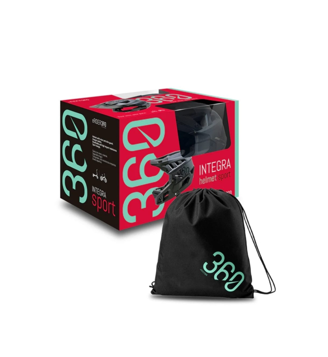 Casca full-face Integra Sport Red-Black M (55-58 cm) [3]