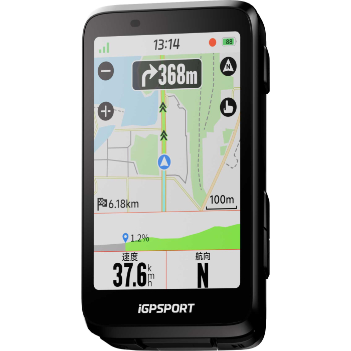Ciclocomputer GPS iGPSPORT BiNavi Negru, ecran 3.5" [3]