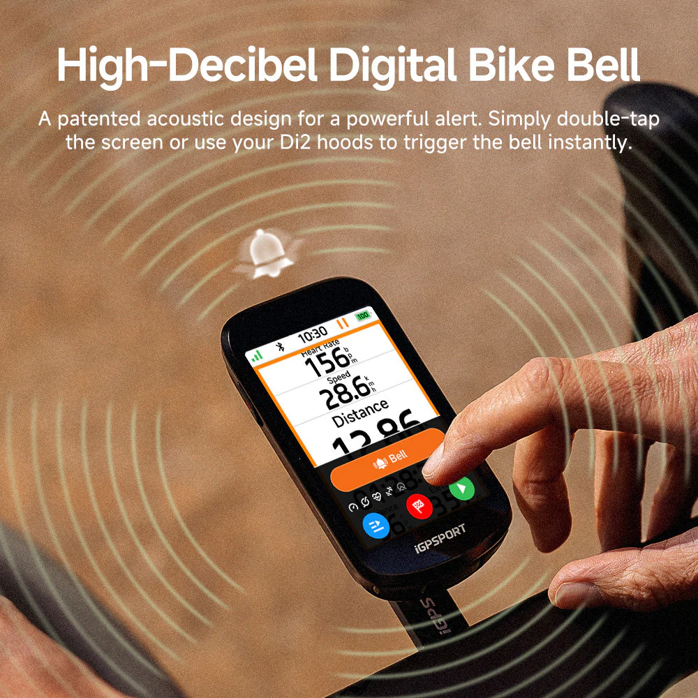 Ciclocomputer GPS iGPSPORT BSC500, ecran 3.3 inch [4]