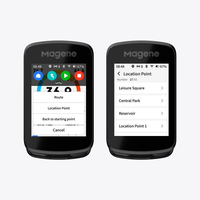 Ciclocomputer Magene Smart cu GPS C606 Pro (ecran 2.8") [5]