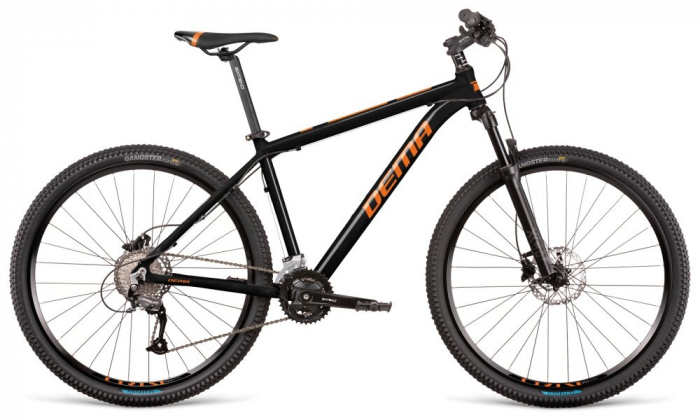 Bicicleta Dema 27.5" Pegas 3.0 cu 2X8 viteze negru orange ,L [1]