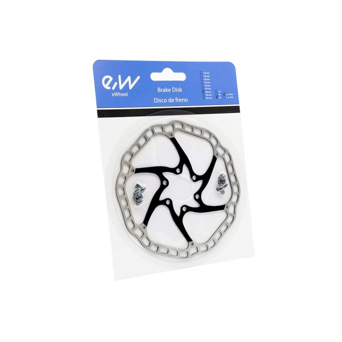 Disc frana eWheel EWD001 160mm, 6 gauri, negru [3]