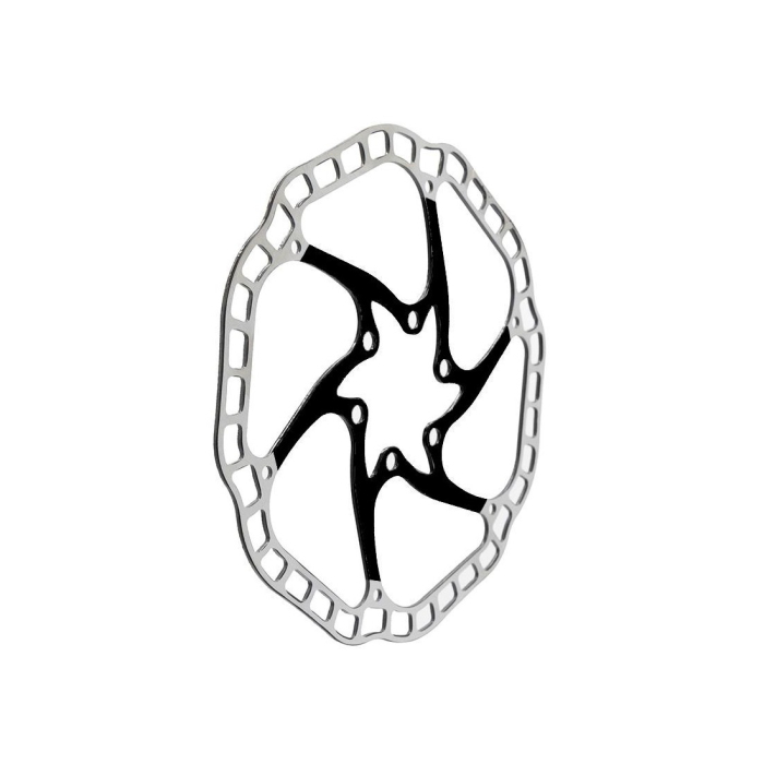 Disc frana eWheel EWD001 160mm, 6 gauri, negru [4]