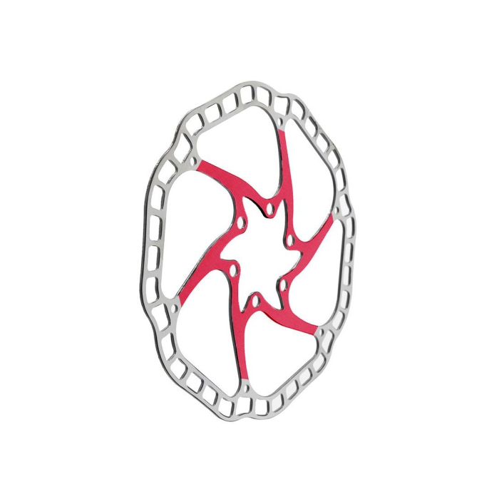 Disc frana eWheel EWD001 160mm, 6 gauri, rosu [3]