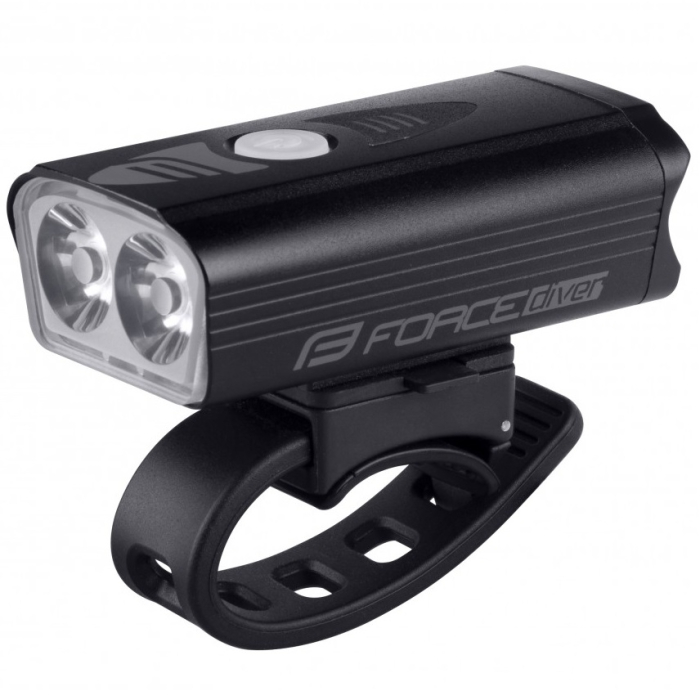 Far față Force, Diver USB 900Lm Black [1]