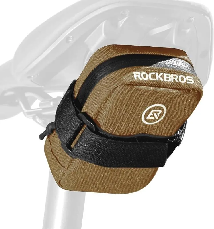 Geantă de Rockbros F006, maro, sub șa [2]