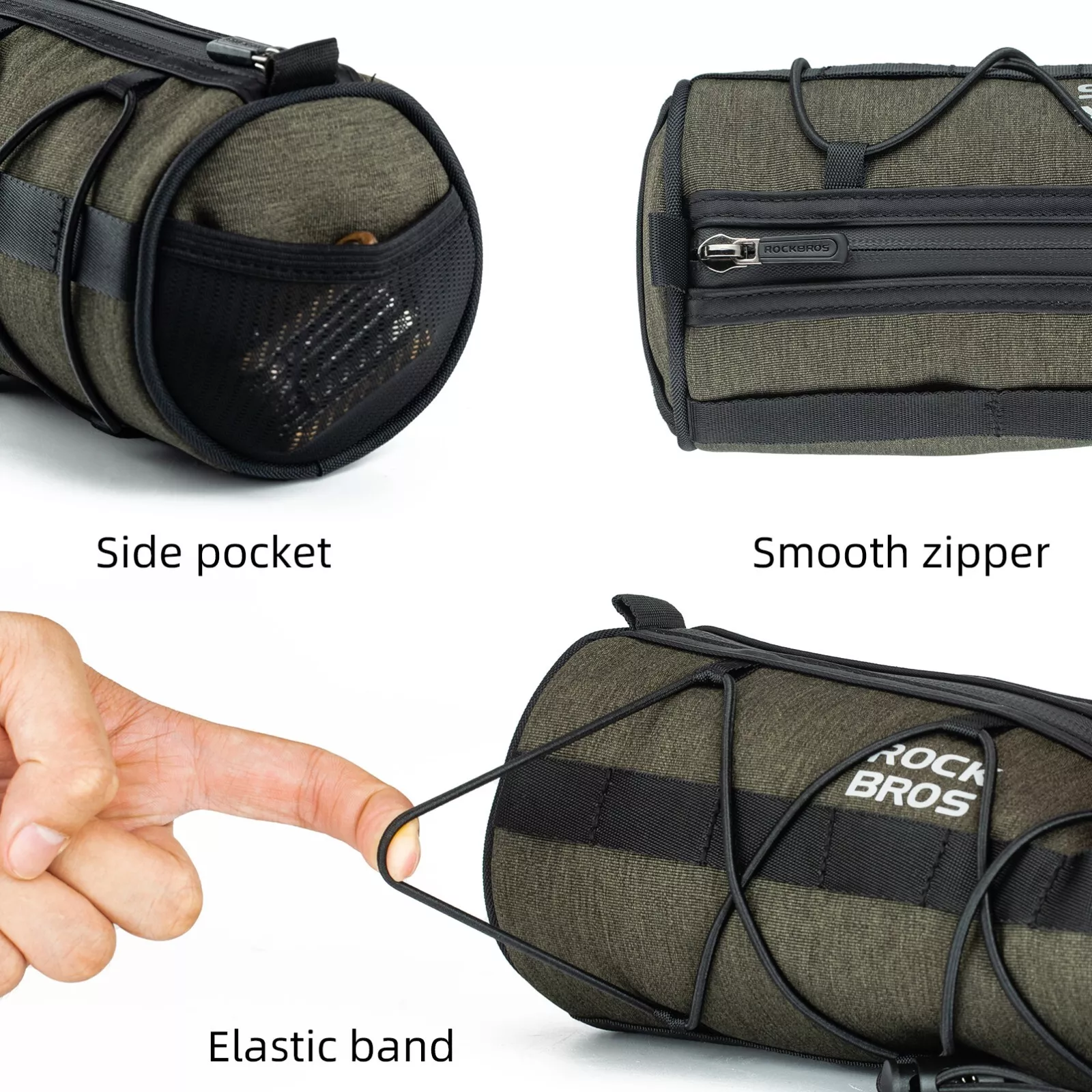 Geantă ghidon RockBros 2L, multifuncțională, pentru bicicletă, cu curea de umăr [3]