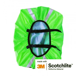 Husa Rucsac reflectorizanta Salzmann 3M verde [2]