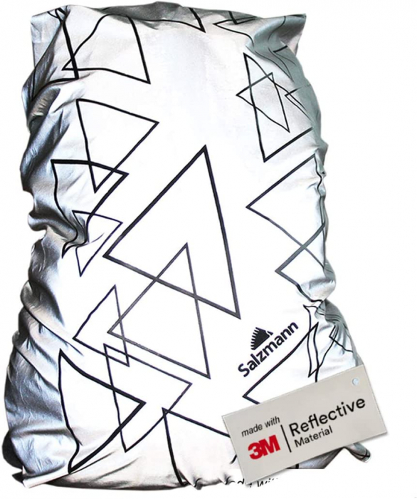 Husa Rucsac reflectorizanta Salzmann 3M gri [5]