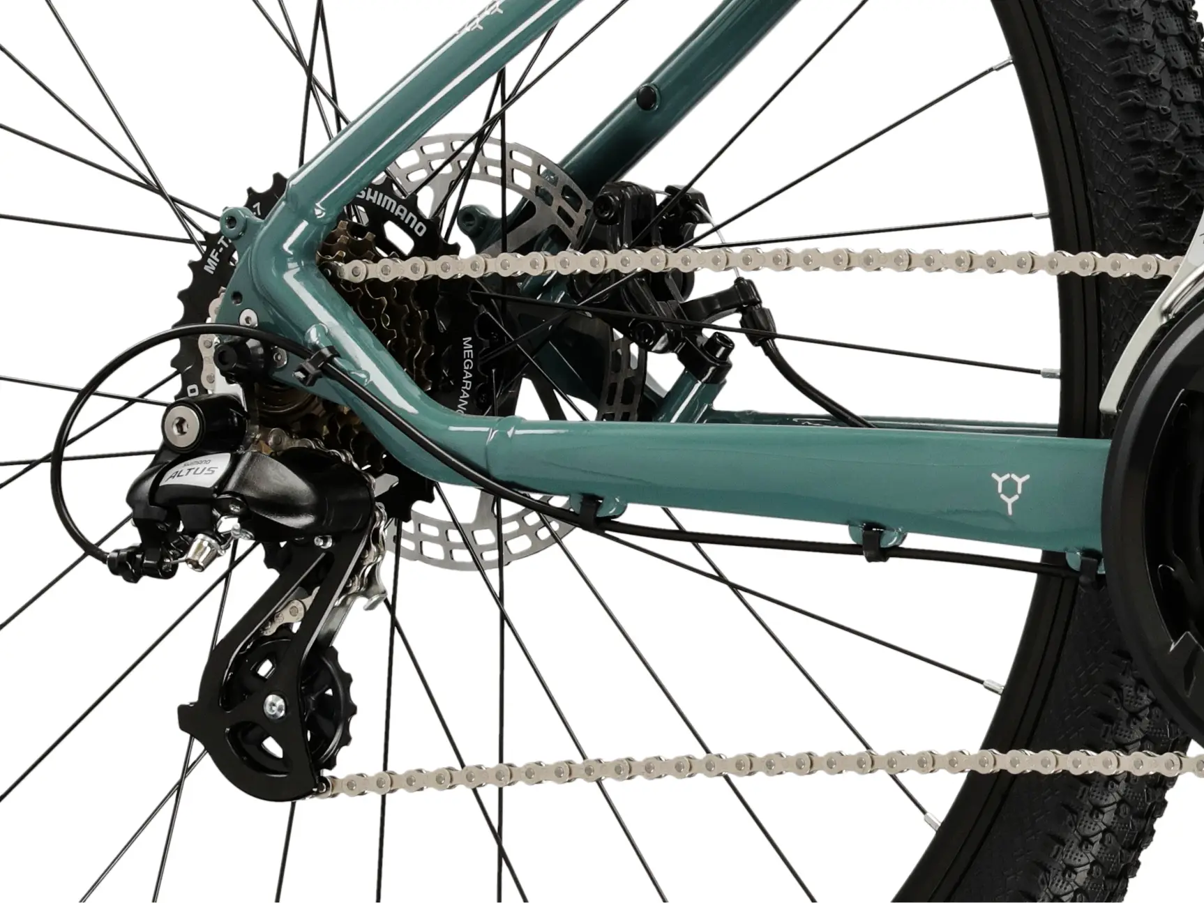 KROSS HEXAGON 2.0 roată 29, XXL/21" verde/argintiu [6]