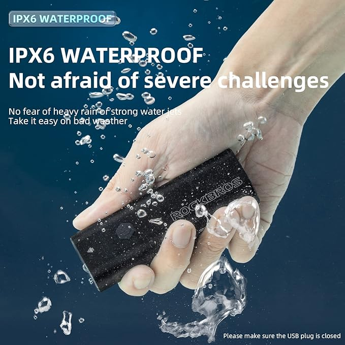 Lumina LED pentru bicicletă ROCKBROS, reîncărcabila prin USB [4]