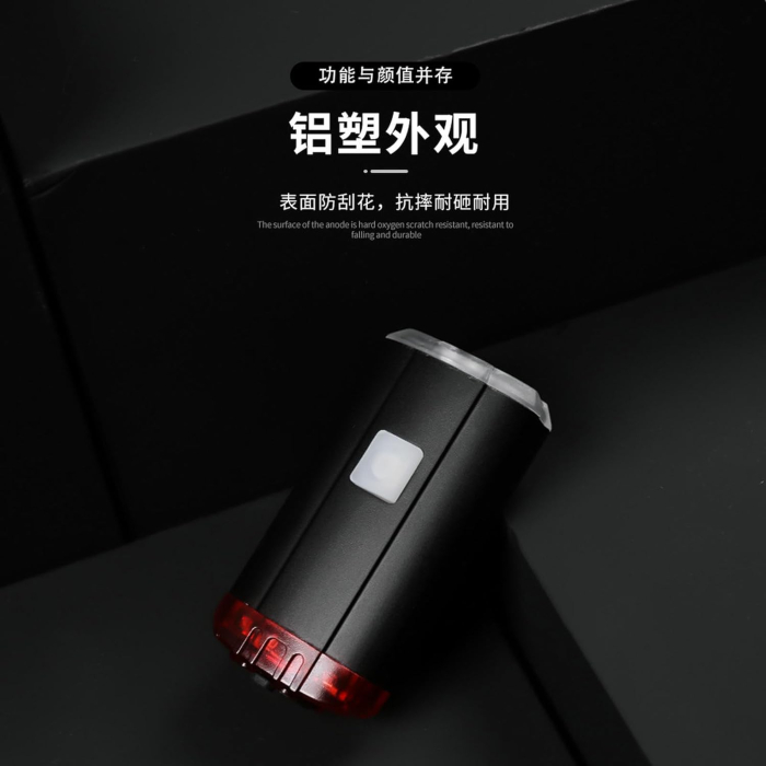 Lumină pentru cască de bicicletă, reîncărcabilă prin USB, Carsons EOS080S [5]