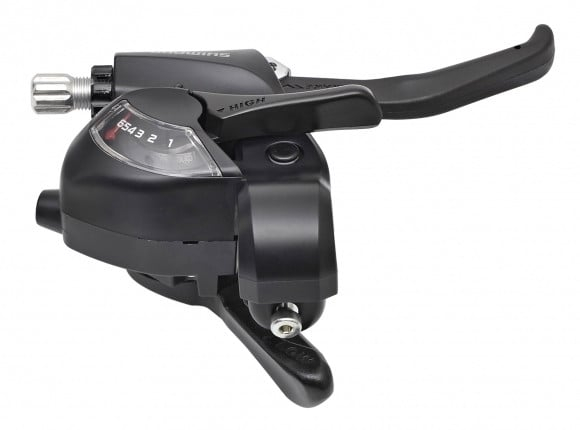 Maneta schimbator/frana Shimano ST-EF41-6R dreapta 6V 2050mm 2 degete v-brake negru vrac [1]