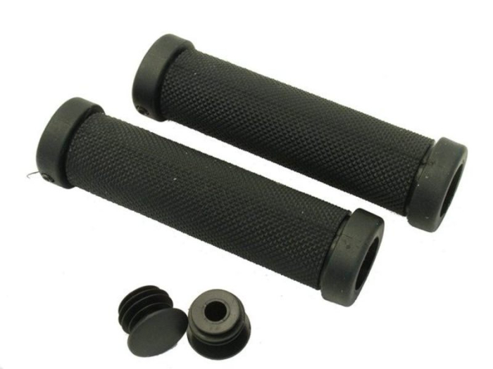 Mansoane Velo, 130mm, lock on, negru [1]