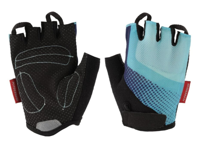 Mănuși de ciclism Kross Roamer Lady – L – Aquamarine [1]