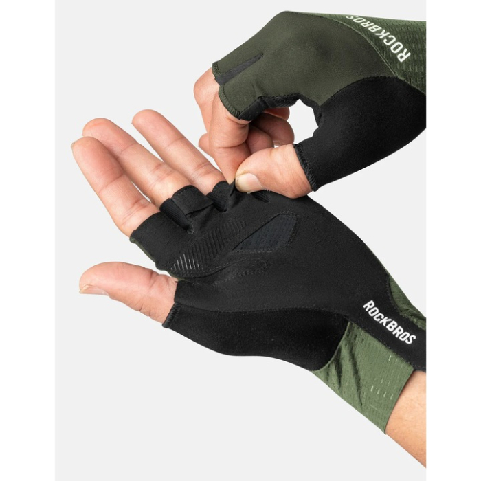 Mănuși Rockbros, verzi, Road2Sky, M [4]