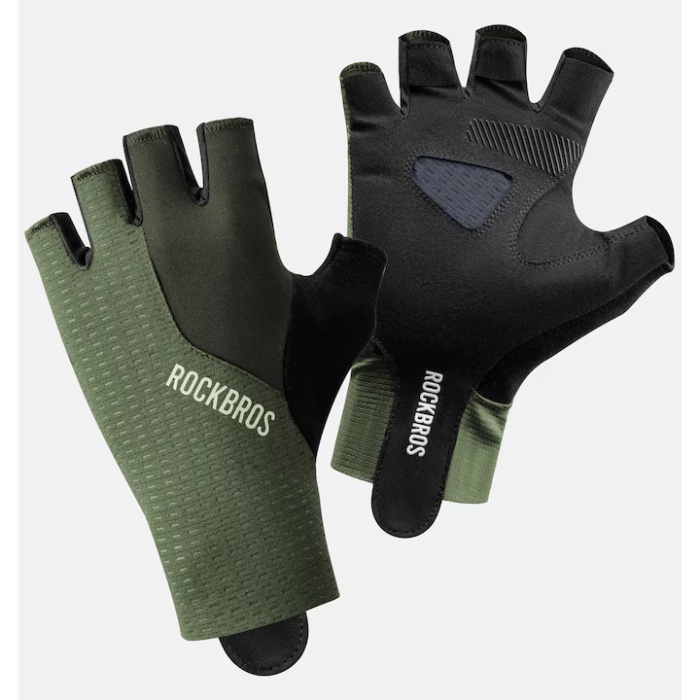 Mănuși Rockbros, verzi, Road2Sky, M [1]