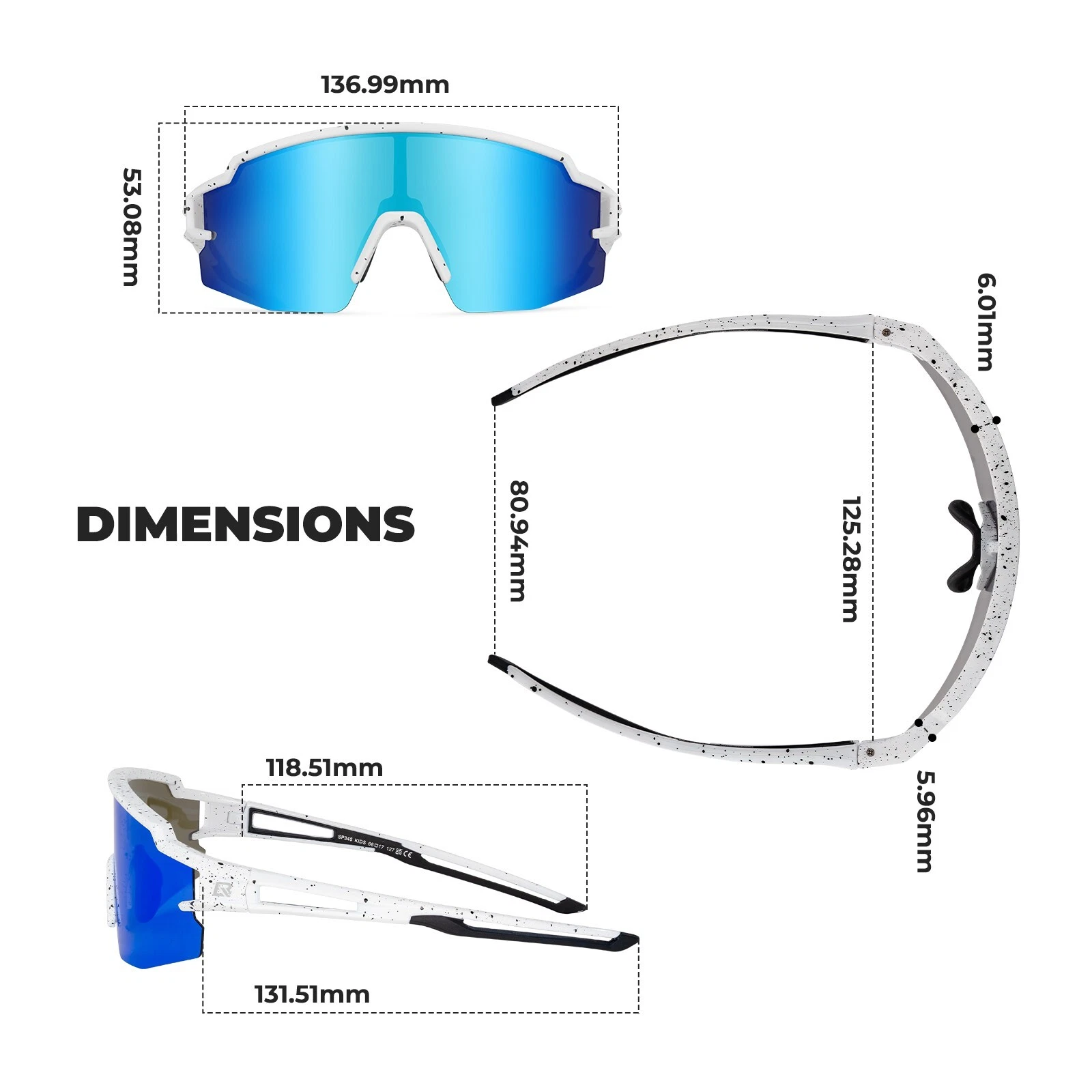 Ochelari ciclism copii Rockbros, polarizati [2]