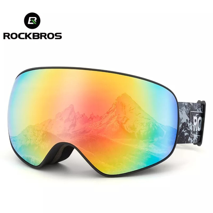 Ochelari de schi ROCKBROS, ochelari de zăpadă, ochelari de protecție anti-aburire pentru copii, pentru snowboard [3]
