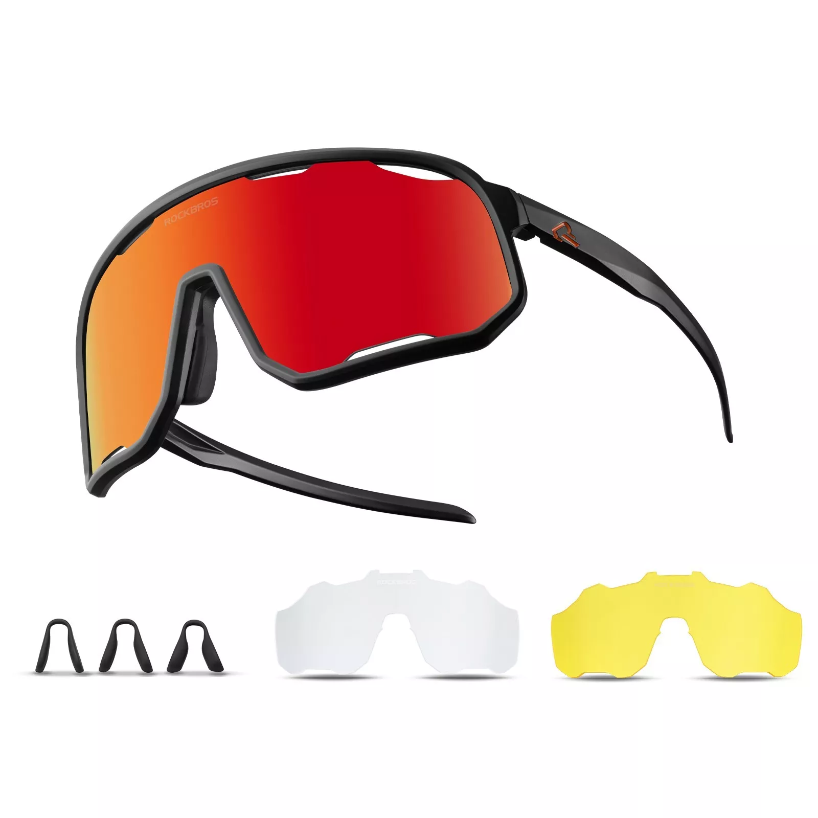 Ochelari Rockbros polarizati SP351 negru color, lentile interschimbabile [2]