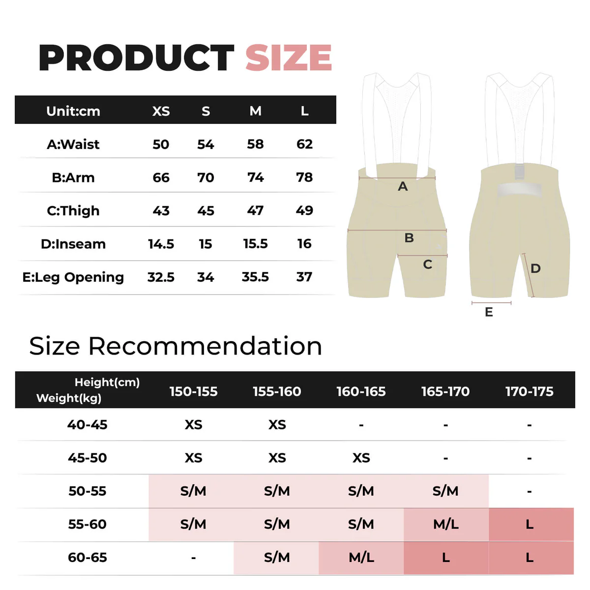 Pantaloni scurți de ciclism pentru femei Summer Performance, cu bretele și închidere magnetică, marime M [7]