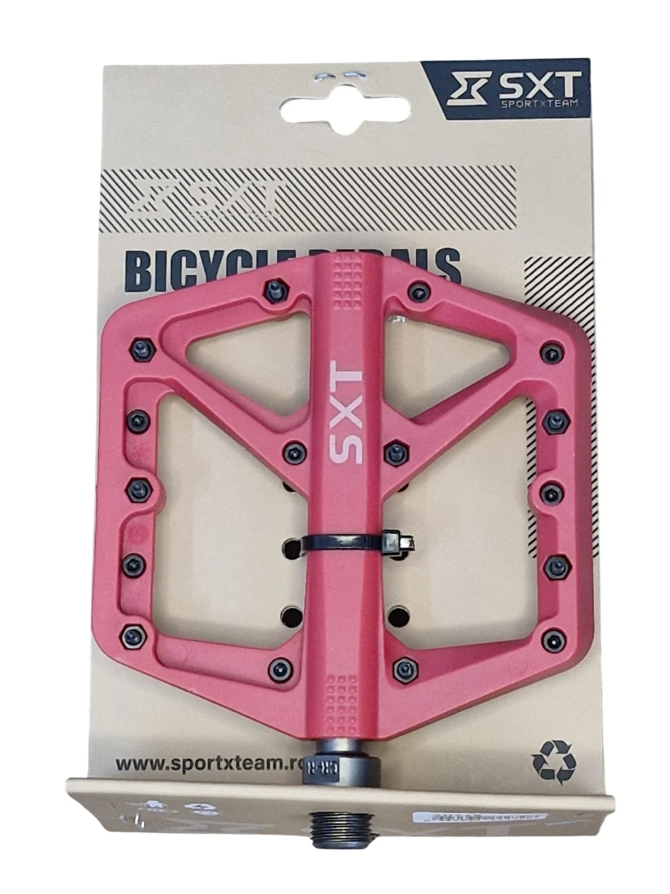Pedale SXT N-13 Nylon-Fiber 9/16'' rosu [2]