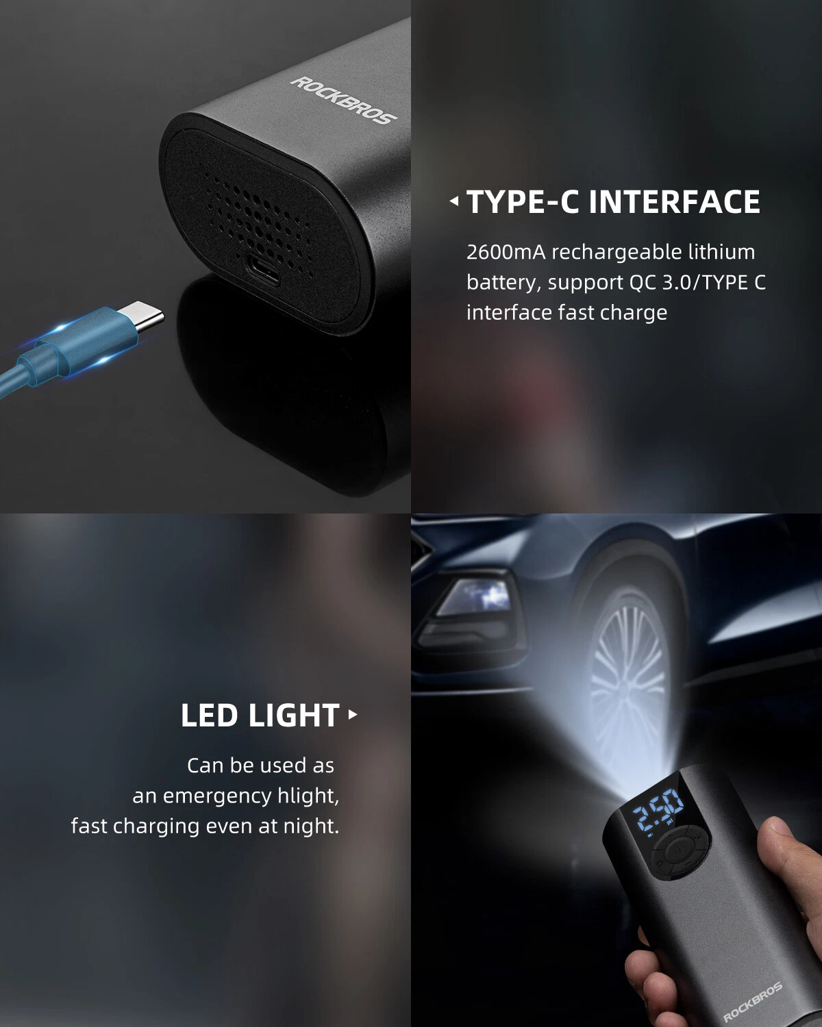 Pompă electrică de aer ROCKBROS [4]