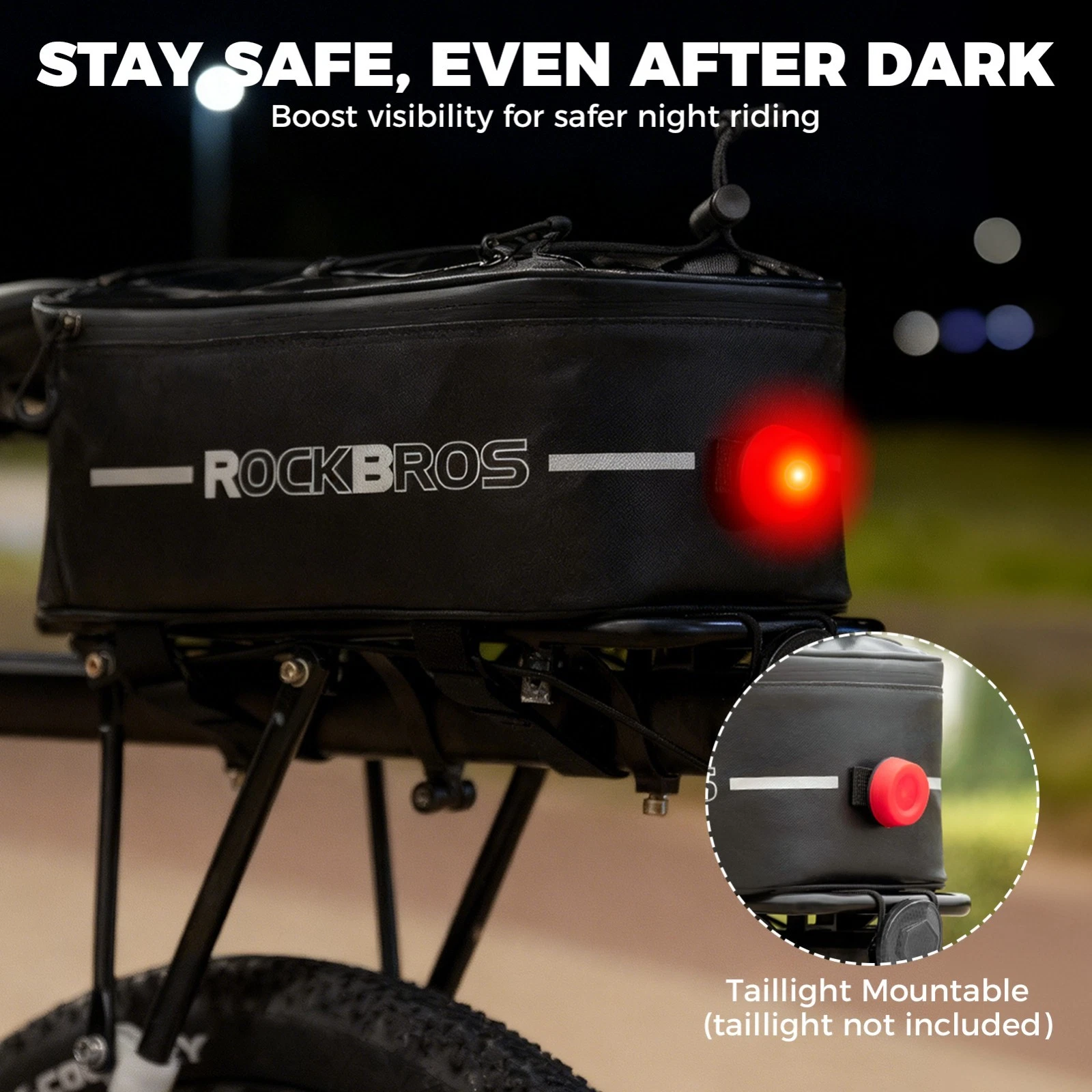 ROCKBROS Geanta de bicicletă impermeabila 5-8L [8]