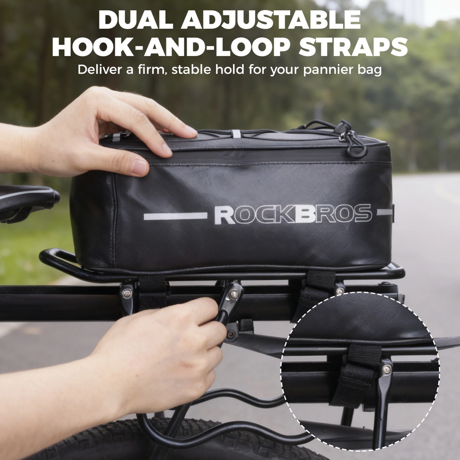 ROCKBROS Geanta de bicicletă impermeabila 5-8L [5]