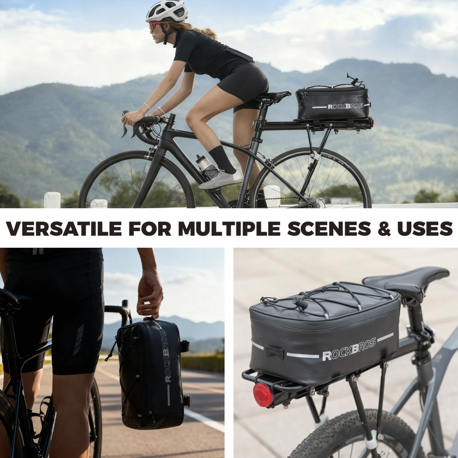 ROCKBROS Geanta de bicicletă impermeabila 5-8L [3]