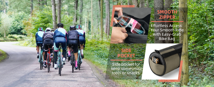 ROCKBROS Geantă de bicicletă pentru ghidon 1.7L cu curea pentru umar [2]