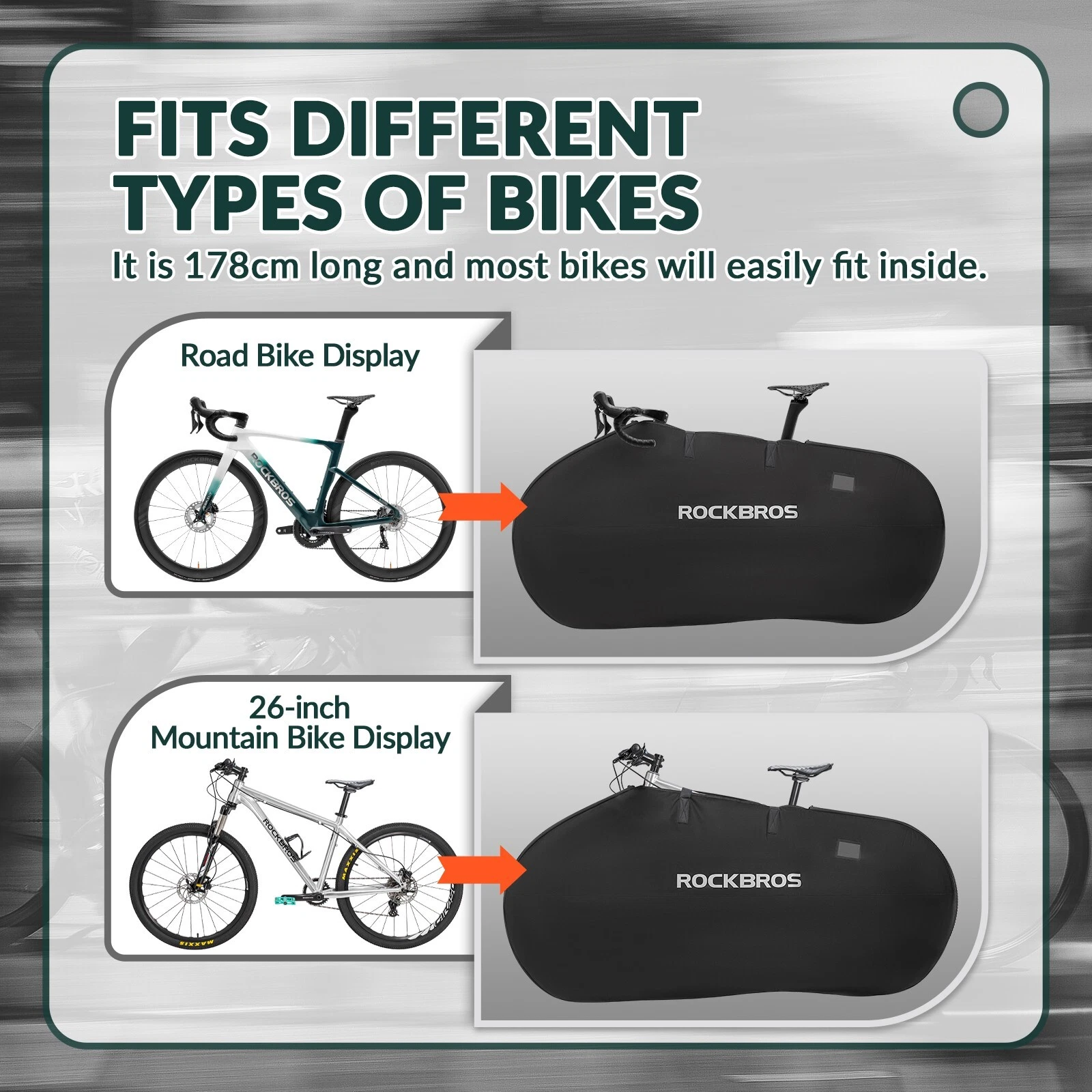 ROCKBROS Geantă de transport pentru bicicletă [4]