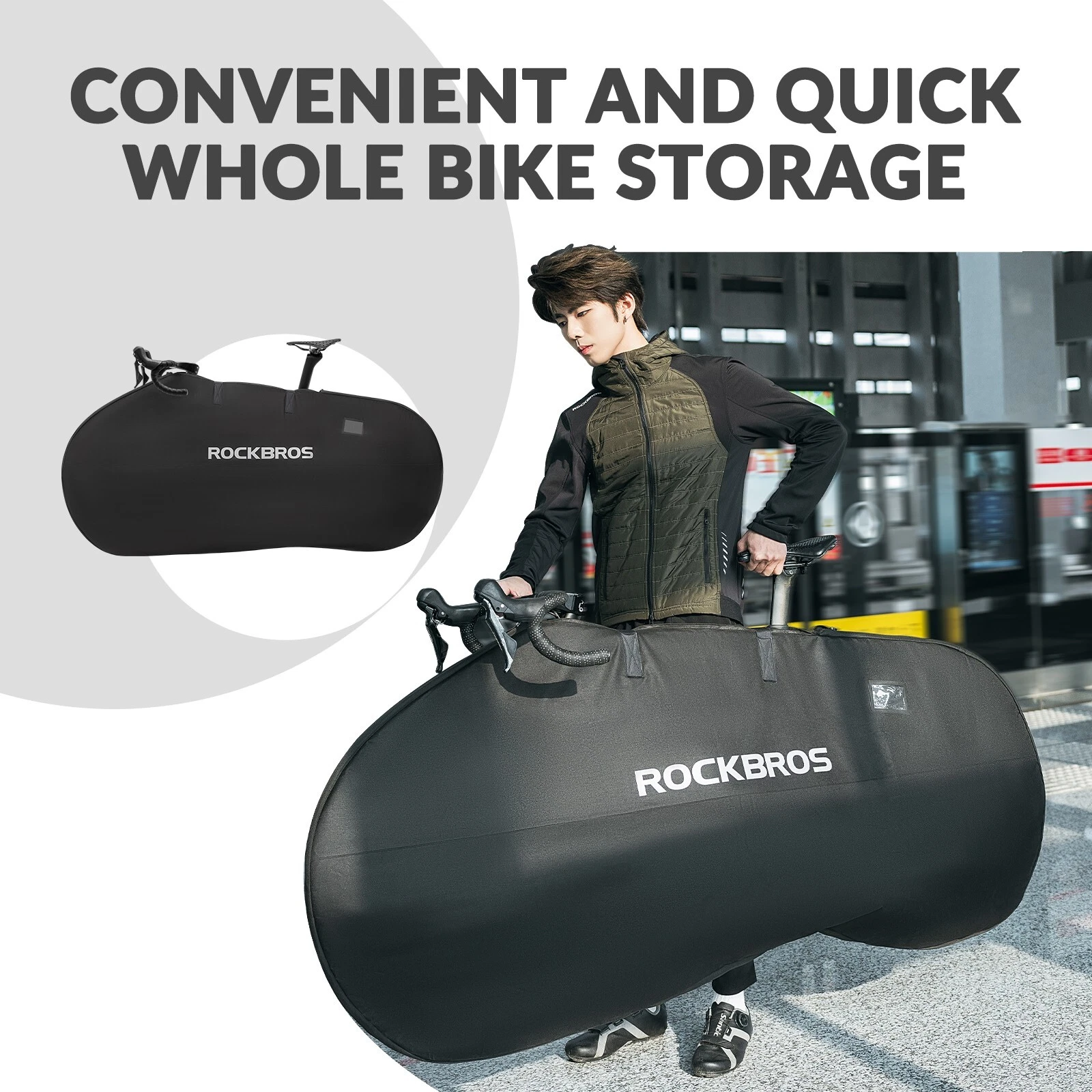 ROCKBROS Geantă de transport pentru bicicletă [2]