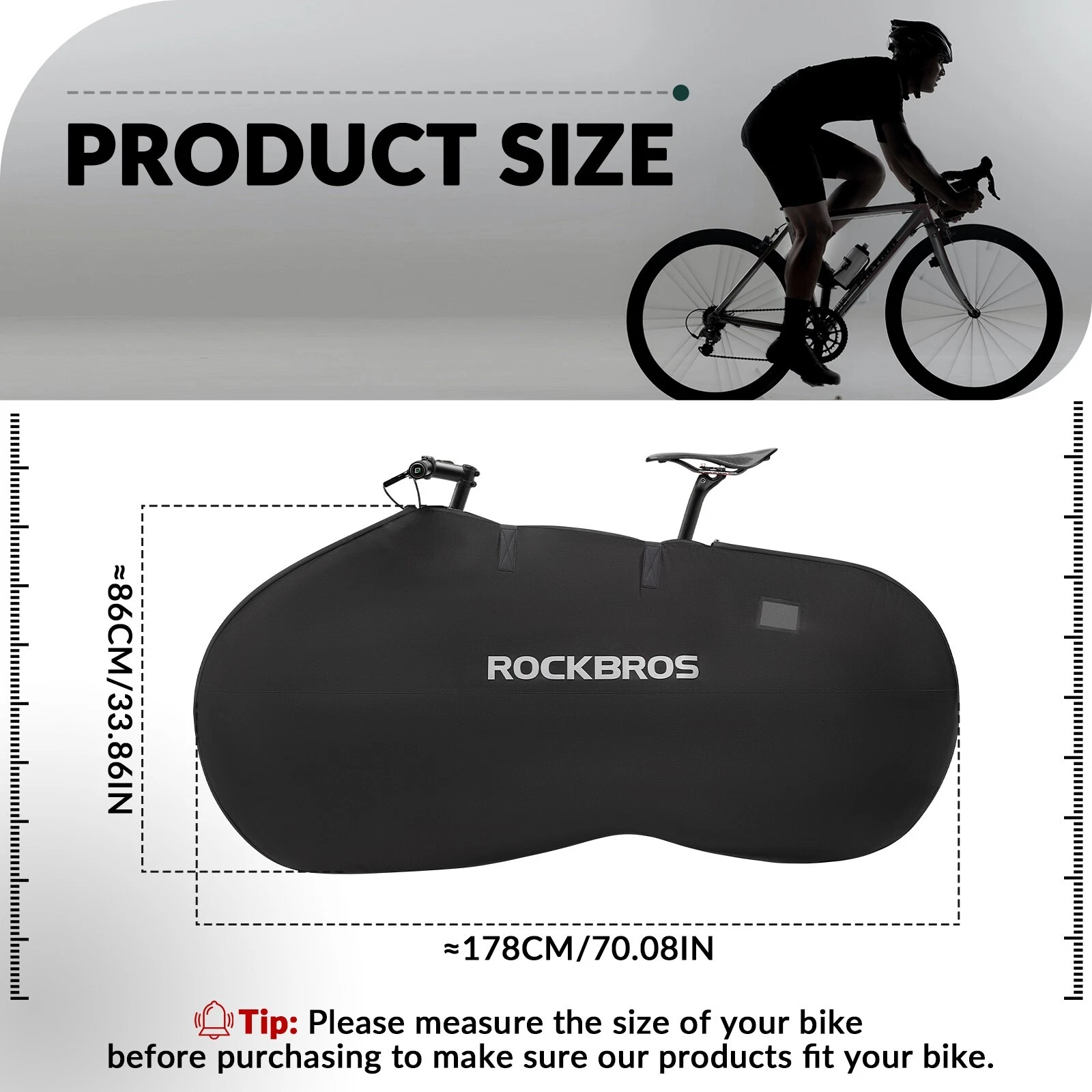ROCKBROS Geantă de transport pentru bicicletă [3]