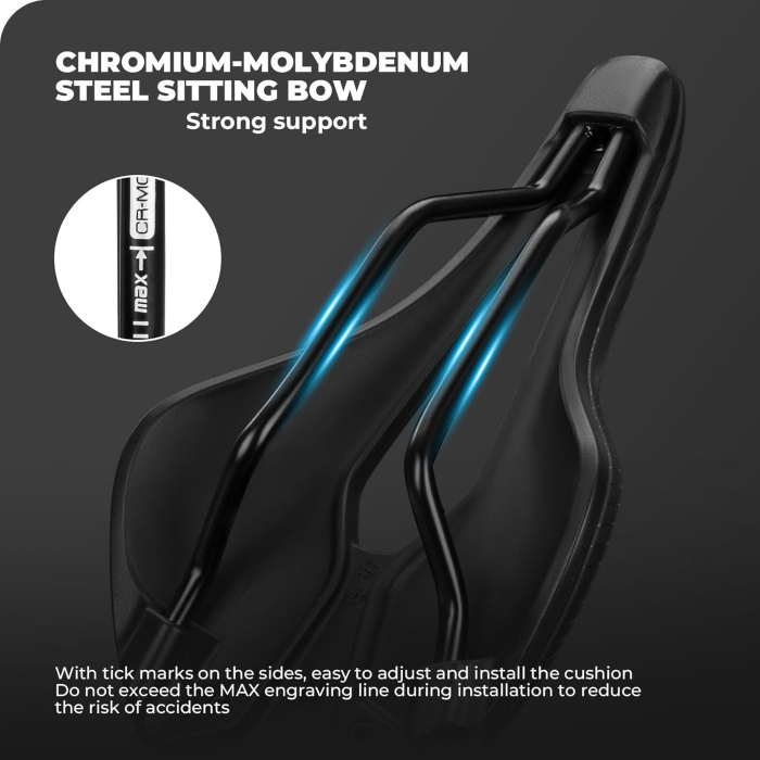 Șa de bicicletă ROCKBROS confortabilă, GRAVEL [2]