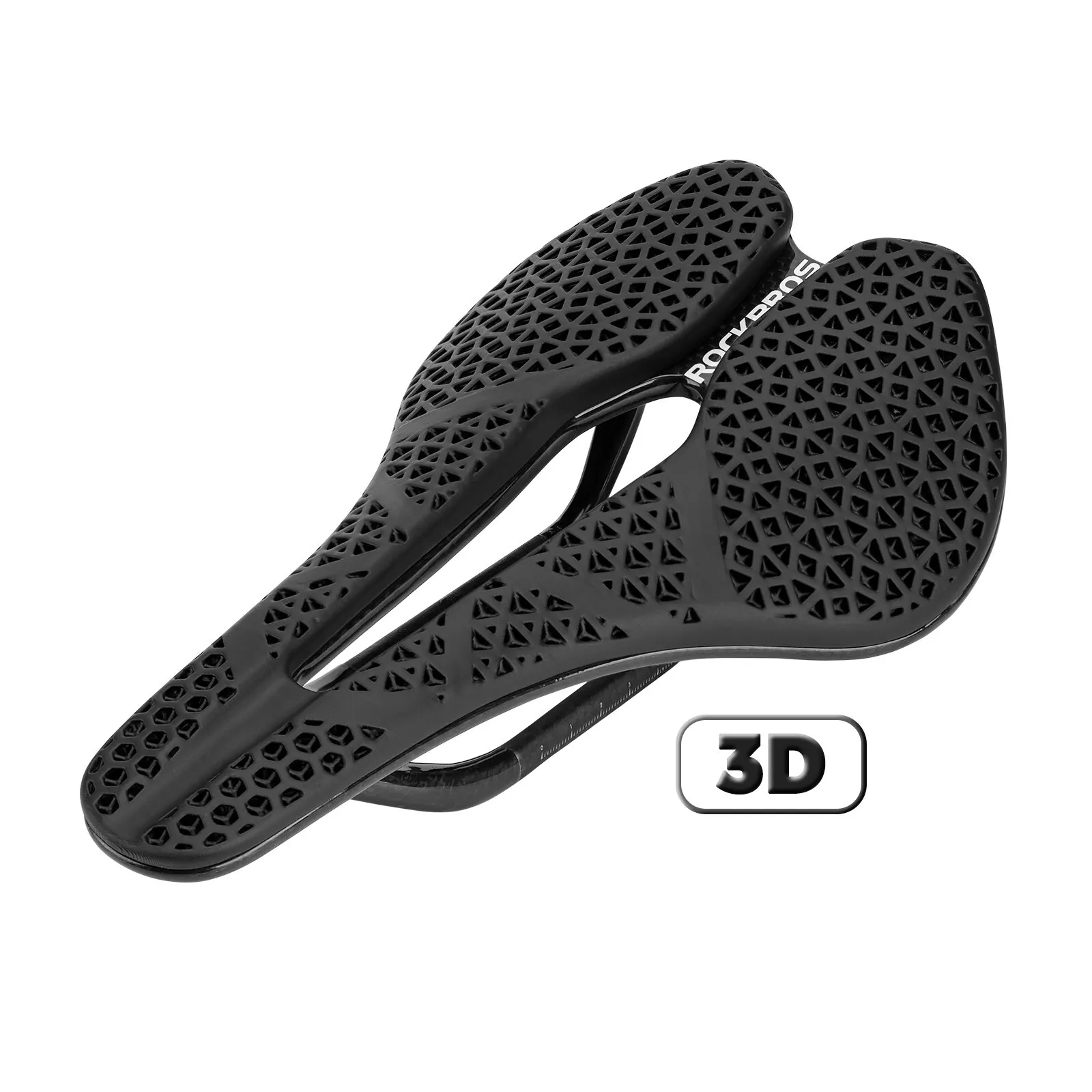 Șa de bicicletă ROCKBROS, imprimată 3D, Carbon [1]