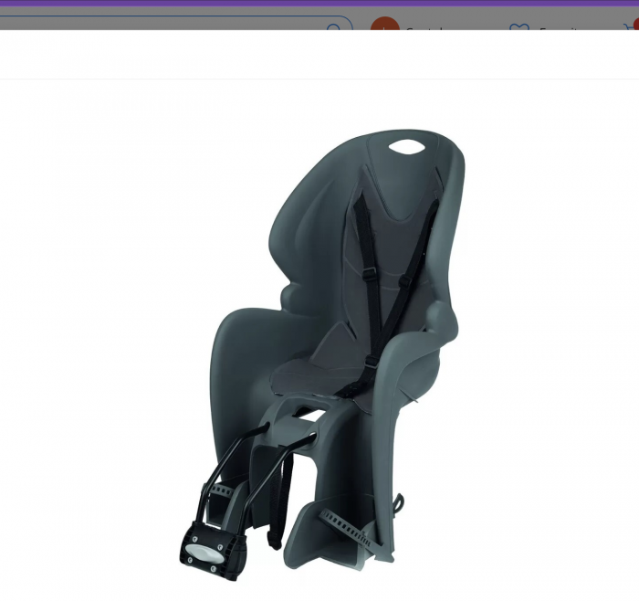 Scaun Copii Spate Dieffe Bike GP FM Gri [2]
